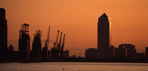 Canada Tower, Docklands, London.